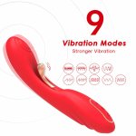 ARMONY Red wibrator z oscylującym językiem, silikon medyczny, 234 mm, 9 trybów
