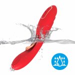 ARMONY Red wibrator z oscylującym językiem, silikon medyczny, 234 mm, 9 trybów