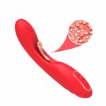 ARMONY Red wibrator z oscylującym językiem, silikon medyczny, 234 mm, 9 trybów