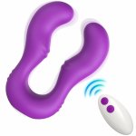 ARMONY Seraph podwójny wibrator z pilotem, fioletowy, USB, 100% wodoodporny