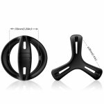 ARMONY X-RING wielopozycyjny silikonowy czarny, anatomiczny, 36mm