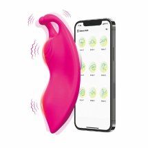 ARMONY Honeybee majtki wibrujące G-Spot fuksja, 9 trybów, aplikacja mobilna, magnetyczny klips