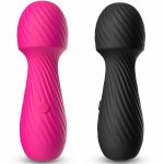 ARMONY masażer i wibrator mini fuksja, 9 trybów, wodoodporny, USB, elastyczna głowka