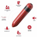 ARMONY Rocket Bullet Fuksja – precyzyjny masażer punktowy, 9 trybów, wodoodporny, USB