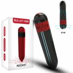 ARMONY Rocket Bullet Fuksja – precyzyjny masażer punktowy, 9 trybów, wodoodporny, USB