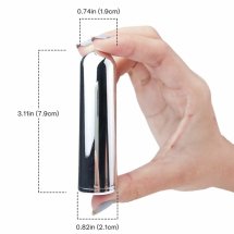 ARMONY Rocket Bullet Złoty – mini masażer 9 trybów, wodoodporny, ładowanie USB