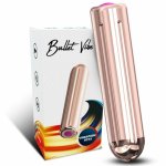 ARMONY Warhead Złoty – wibrujący pocisk z pilotem, 2x8,8 cm, 9 trybów, USB