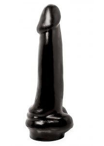 SexShop - Dildo realistyczne - PIPEDREAM Basix Rubber Works 10" Dong czarne - online