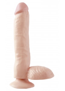SexShop - Dildo realistyczne z przyssawką - PIPEDREAM Basix Rubber Works 9" Suction Cup Dong - online