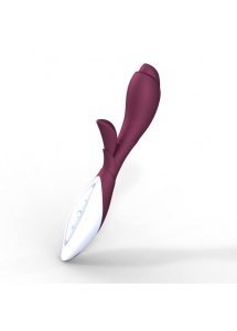 SexShop - Wibrator ze stymulatorem łechtaczki - ZINI Zook burgund - online