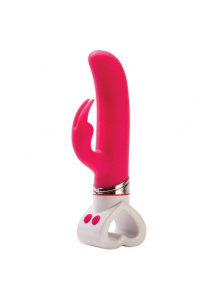 SexShop - Wibrator ze stymulatorem łechtaczki - Rocks-Off Roxy Rabbit  różowy - online