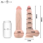 MR INTENSE Bruce XL silikonowy model anatomiczny z przyssawką 25,5 cm duży rozmiar