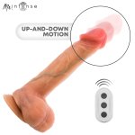 MR INTENSE Logan silikonowy model z podgrzewaniem, wibracjami i pilotem 20 cm
