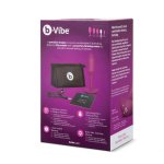b-Vibe Vibrating Snug Plug 2 Rose – silikonowy korek wibrujący, 112g, 6 wzorów pracy
