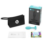 b-Vibe Snug Plug 1 Mint – silikonowy model anatomiczny, 54g, mięta, ergonomiczny