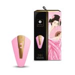 Shunga Obi Light Pink – masażer anatomiczny silikonowy, 11,5x7x3cm, cichy, ergonomiczny