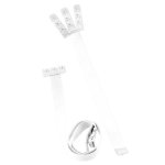 Bye Bra Low Back Straps 3-Hook – paski do niskiego zapięcia biustonosza, 3 kolory, do 10 cm