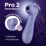 Satisfyer Pro 2 Generation 3 Violet intuicyjna maszyna intymna Air Pulse z aplikacją
