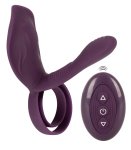 Couples Choice RC Couples Vibrator 2 – System dla Par z Pilotem, silikonowy, czarny