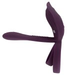 Couples Choice RC Couples Vibrator 2 – System dla Par z Pilotem, silikonowy, czarny