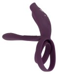 Couples Choice RC Couples Vibrator 2 – System dla Par z Pilotem, silikonowy, czarny