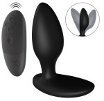 We-Vibe Ditto+ Satin Black – Zdalnie sterowany korek silikonowy, Bluetooth, 10 programów