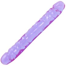 Doc Johnson Crystal Jellies JR Double Dwustronna maszyna intymna 30 cm elastyczna
