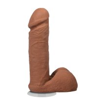 Doc Johnson Ultraskyn Model z przyssawką i systemem Vac-U-Lock, brązowy, podwójna gęstość