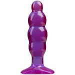 Doc Johnson Spectra Gels Korek anatomiczny z przyssawką 13 cm fioletowy stopniowany