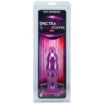 Doc Johnson Spectra Gels Korek anatomiczny z przyssawką 13 cm fioletowy stopniowany