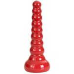 Doc Johnson Red Boy Korek krystaliczny 21,6 cm, Sil-A-Gel, antybakteryjna powierzchnia