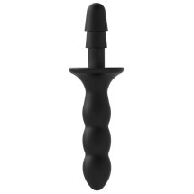 Doc Johnson Vac-U-Lock Korek z ergonomicznym uchwytem – czarny, teksturowana powierzchnia