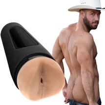 Doc Johnson Man Squeeze Chad White – kompaktowa maszyna intymna, ULTRASKYN, regulacja