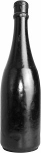 All Black Model AB39 butelka 39,5 cm, anatomiczna forma, czarny