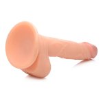 XR Brands POP 16,5 cm anatomiczny model z przyssawką, makowy, kompatybilny z O-ring