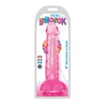 Curve Toys model anatomiczny z jądrami, przezroczysty PVC, 20,5 cm, przyssawka