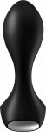 Satisfyer Backdoor Lover model silikonowy, czarny – 12 trybów pracy, wodoodporny