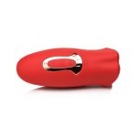 XR Brands Lickgasm Kiss and Tell silikonowy stymulator z funkcją ssania, IPX6