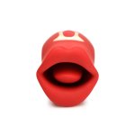 XR Brands Lickgasm Kiss and Tell silikonowy stymulator z funkcją ssania, IPX6