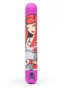 Sexshop - Tokidoki Classic Vibrator  Purple Devil Woman - Ozdobiony wibrator klasyczny - online