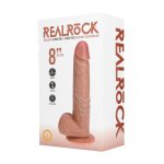 RealRock Classic Tan 20,5 cm – model z wibracją, przyssawką i anatomiczną podstawą