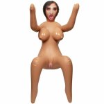CalExotics Back Door Babe nadmuchiwana lalka anatomiczna 3 wejścia, naturalna wielkość, PVC bez ftalanów