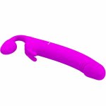 Pretty Love Zanini Strapless Strap-On silikonowy, 10 trybów, fioletowy, bez uprzęży