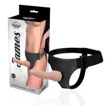 Harness Attraction James 16 cm – system uprzęży z wymiennymi akcesoriami, czarny, TPR