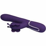 Pretty Love Butterfly Violet – Wielofunkcyjny Masażer 4w1, Silikonowy, 18 Trybow