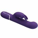 Pretty Love Coale – Multifunkcyjny Masażer Intymny Krolik Fioletowy 4w1, USB