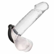 CalExotics Alpha Muscle czarny – elastyczny pierścień silikonowy, płynny silikon, wodoodporny