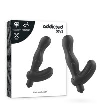 Addicted Toys P-Spot Vibe – masażer punktu P, 8x1,5 cm, czarny silikon, profilowany