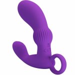 Pretty Love Cayla – masażer prostaty lila, 12 trybów, pilot bezprzewodowy, USB, silikon