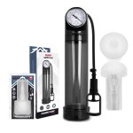 Pump Addicted RX9 Czarny – system prożniowy z anatomicznym wkładem silikonowym, 30 cm